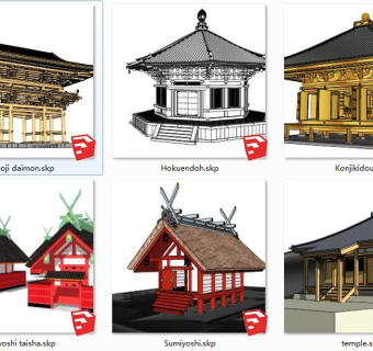 日式古建 宗教建筑